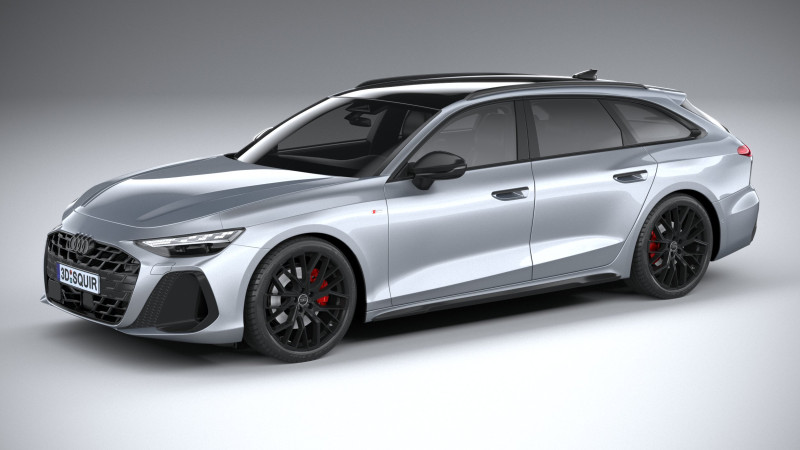 Audi A6 Avant S-line 2026 Modelo 3D .c4d .max .obj .3ds .fbx .stl .blend