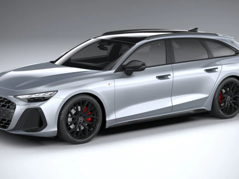 アウディ A6 アバント S ライン 2026 3Dモデル