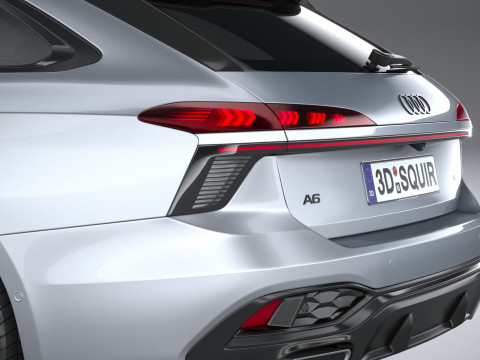 Audi A6 Avant S-line 2026 Modelo 3D