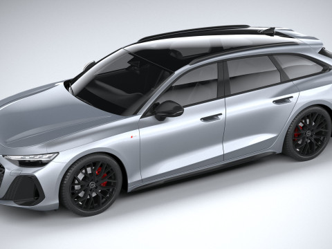 Audi A6 Avant S-line 2026 Modelo 3D