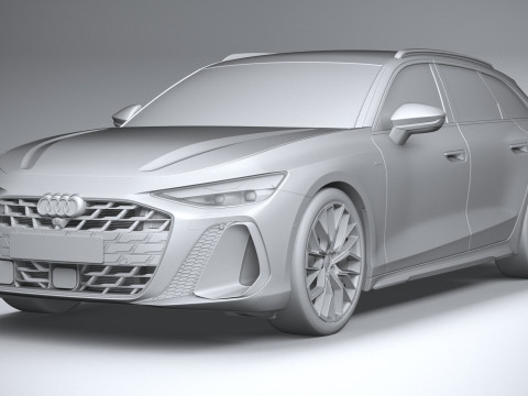 Audi A6 Avant S-line 2026 Modelo 3D