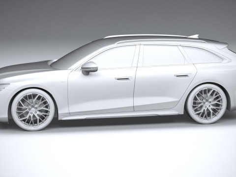 Audi A6 Avant S-line 2026 Modelo 3D