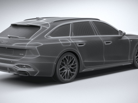 Audi A6 Avant S-line 2026 Modelo 3D