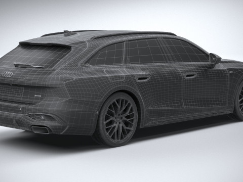 Audi A6 Avant S-line 2026 Modelo 3D