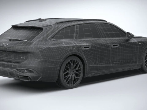 Audi A6 Avant S-line 2026 Modello 3D