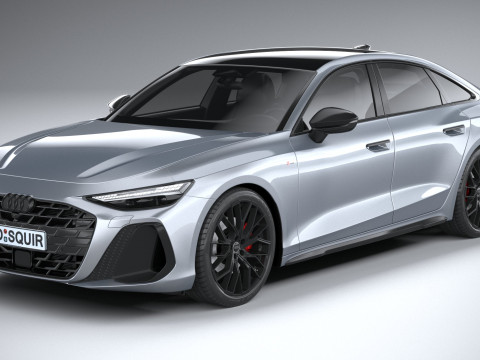 Audi A6 Sedan S-line 2026 Model 3D