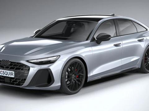 Audi A6 Sedan S-line 2026 3D Model