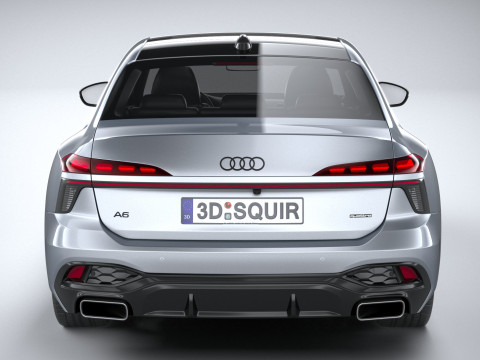 Audi A6 Sedan S-line 2026 Model 3D