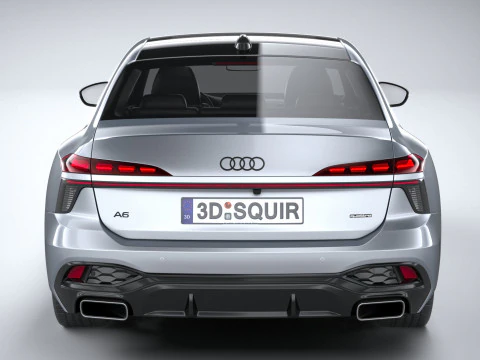 Audi A6 Sedan S-line 2026 3D Model