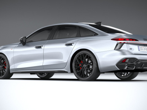 Audi A6 Sedan S-line 2026 Model 3D