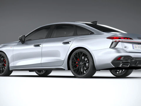 Audi A6 Sedan S-line 2026 3D Model