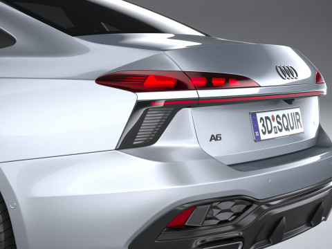 Audi A6 Sedan S-line 2026 Model 3D