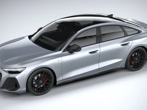 Audi A6 Sedan S-line 2026 3D Model