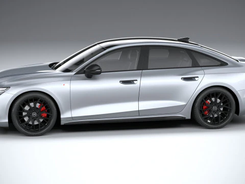 Audi A6 Sedan S-line 2026 3D Model