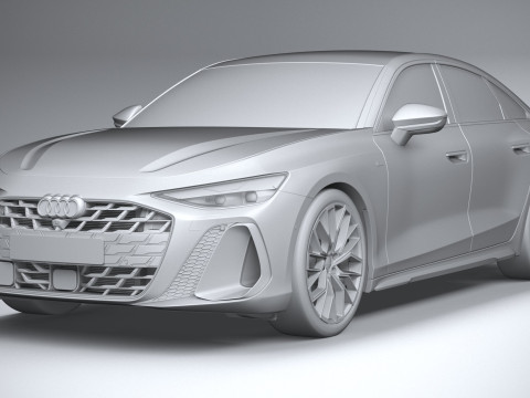 Audi A6 Sedan S-line 2026 Model 3D