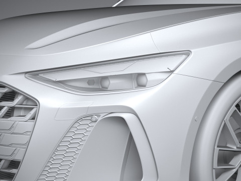 Audi A6 Sedan S-line 2026 Model 3D