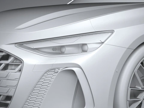 Audi A6 Sedan S-line 2026 3D Model