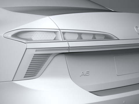 Audi A6 Sedan S-line 2026 Model 3D