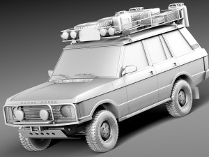 Range Rover Camel Trophy 1981-1993 3D Model