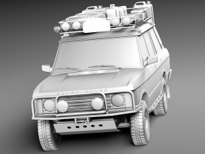 Range Rover Camel Trophy 1981-1993 3D Model