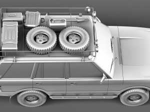 Range Rover Camel Trophy 1981-1993 3D Model
