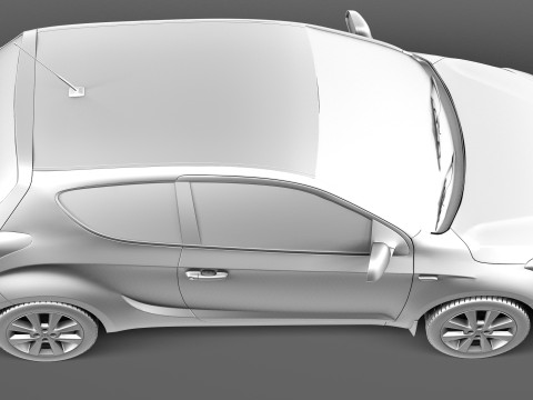 Hyundai I20 3-door 2013 Modelo 3D