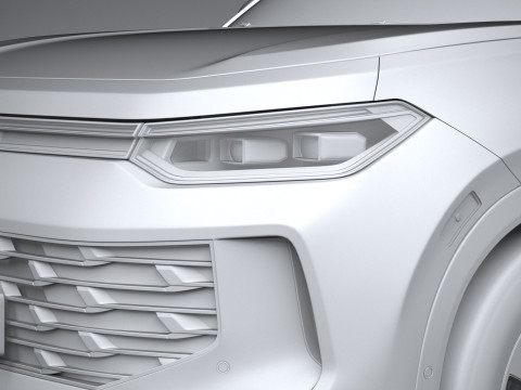 Volkswagen Tiguan 2026 3D Модель