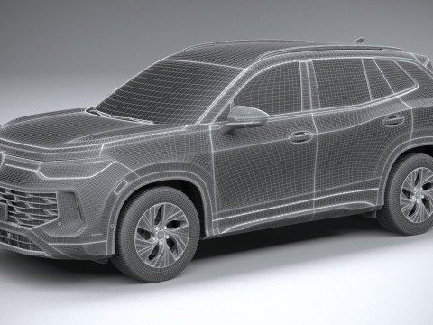 Volkswagen Tiguan 2026 3D Модель