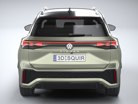 Volkswagen Tiguan R-Line 2026 3D Model