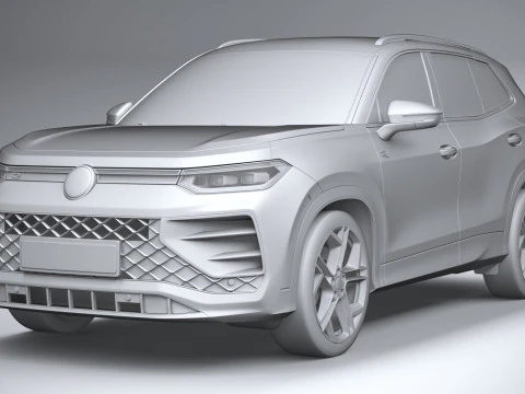 वोक्सवैगन टिगुआन आर-लाइन 2026 3D मॉडल