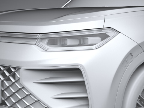 Volkswagen Tiguan R-Line 2026 3D Model