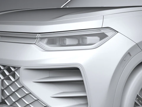 वोक्सवैगन टिगुआन आर-लाइन 2026 3D मॉडल