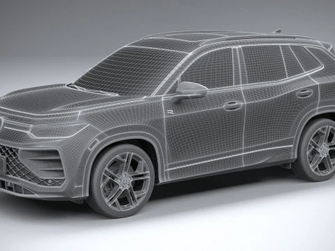 वोक्सवैगन टिगुआन आर-लाइन 2026 3D मॉडल