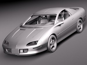 Chevrolet Camaro Z28 1994 Modelo 3D