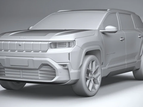 Jeep Compass 2026 3D Model