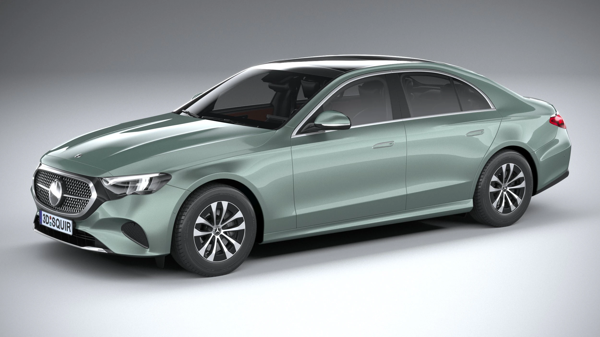 Mercedes-Benz E-Class Avantgrade 2025 3D Model .c4d .max .obj .3ds .fbx .stl .blend 