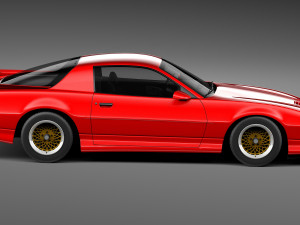 Pontiac Firebird Trans Am 1988-1990 3D 模型