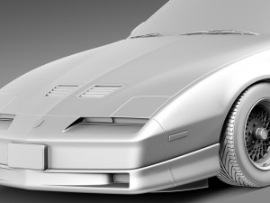 Pontiac Firebird Trans Am 1988-1990 3D 模型