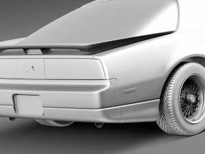 Pontiac Firebird Trans Am 1988-1990 3D 模型