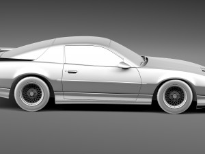 Pontiac Firebird Trans Am 1988-1990 3D 模型