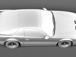Pontiac Firebird Trans Am 1988-1990 3D 模型