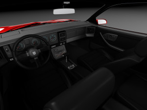 Pontiac Firebird Trans Am 1988-1990 3D 模型
