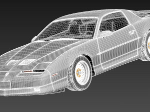 Pontiac Firebird Trans Am 1988-1990 3D 模型
