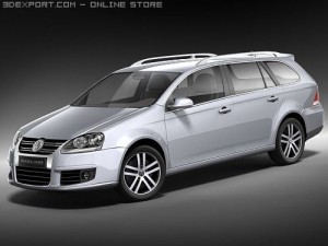 Volkswagen Golf V Variant 3D Model