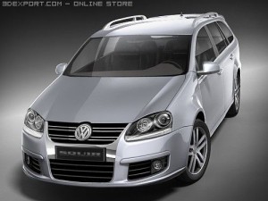 Volkswagen Golf V Variant Modello 3D