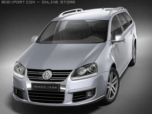 Volkswagen Golf V Variant 3D Model