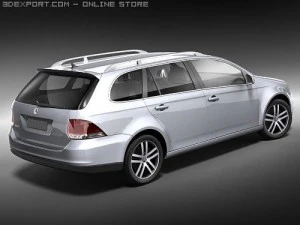 Volkswagen Golf V Variant 3D Model