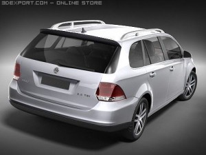 Volkswagen Golf V Variant Modello 3D