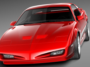 Pontiac Firebird Trans Am GTA 1991-1993 Model 3D