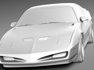 Pontiac Firebird Trans Am GTA 1991-1993 Model 3D